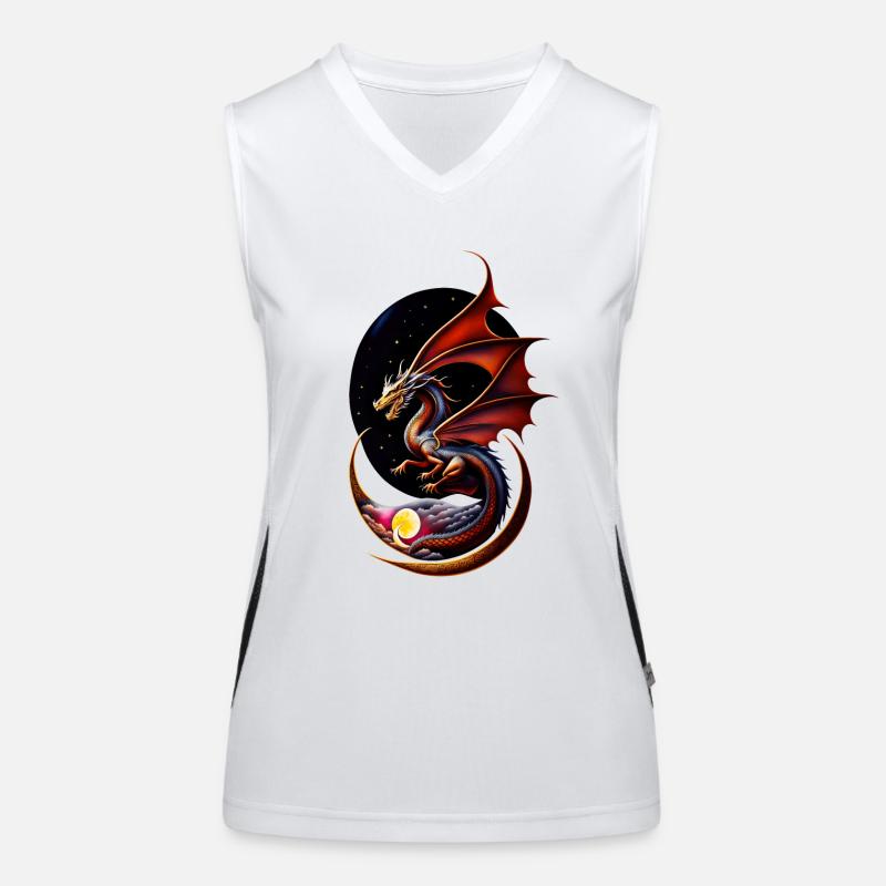Night Dragon Women's Functional Contrast Tank Top