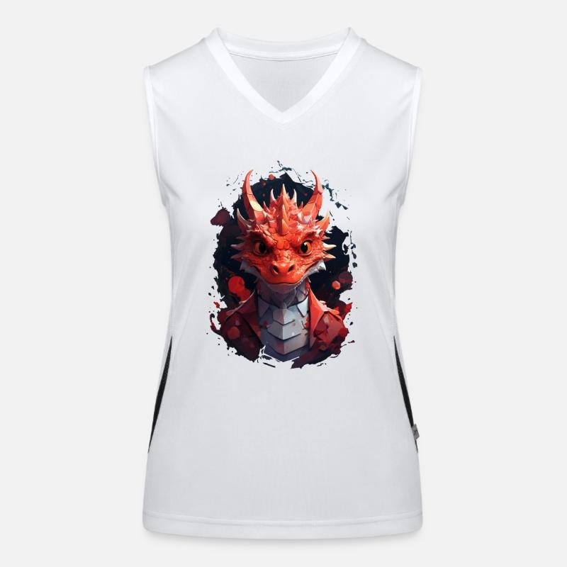 Dragon Débardeur respirant contrasté Femme