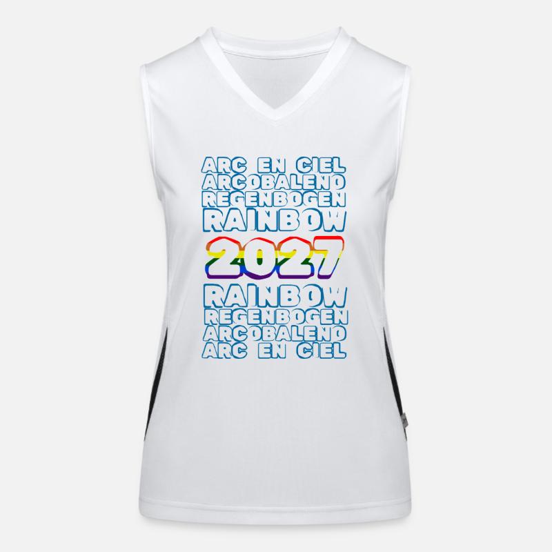 Rainbow 2027 Women's Functional Contrast Tank Top