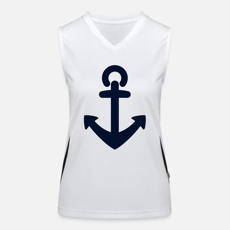 Anker Funktionelles Kontrast-Tank Top für Frauen