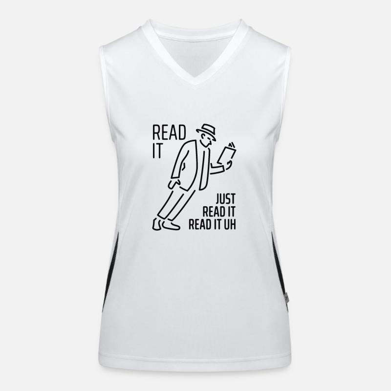 Read It! Women's Functional Contrast Tank Top