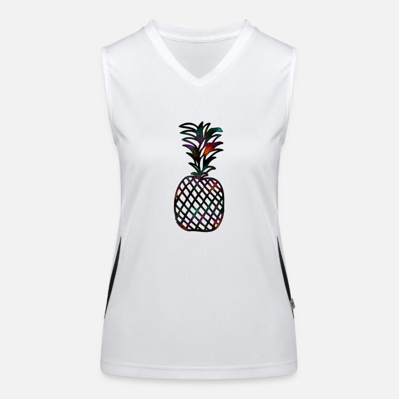 pineapple Women's Functional Contrast Tank Top
