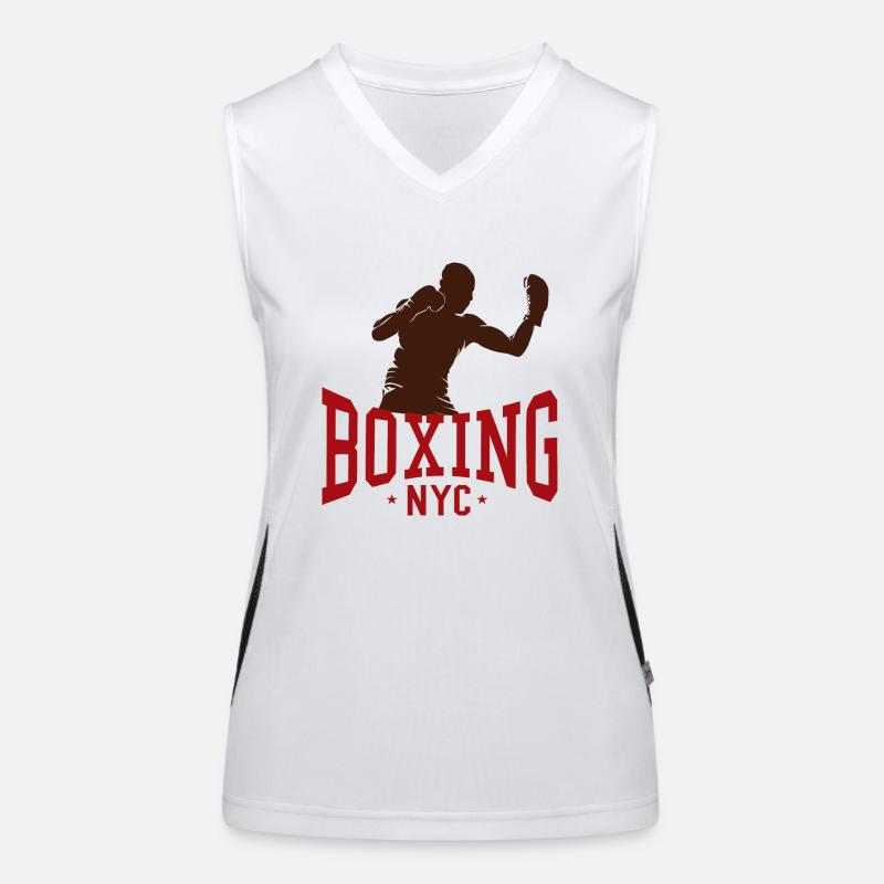 Boxe NYC Débardeur respirant contrasté Femme