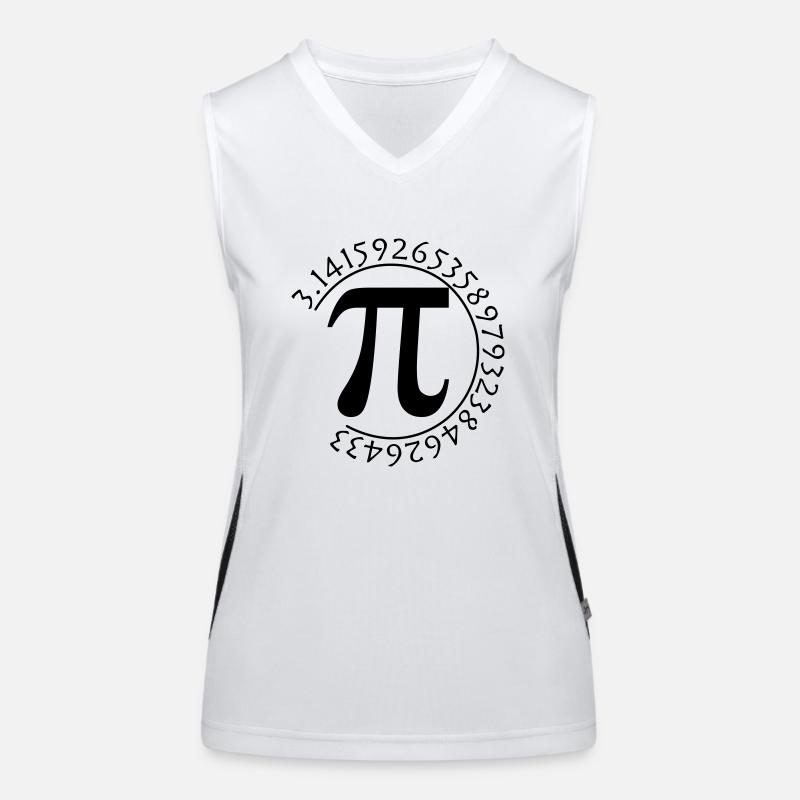 Pi the infinite number Women's Functional Contrast Tank Top