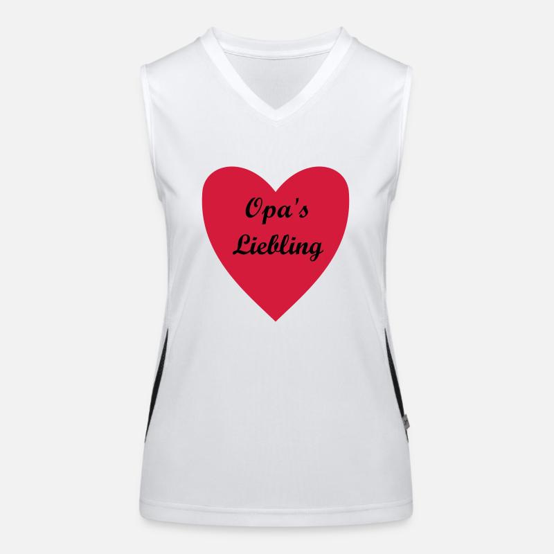 Opa's Liebling Funktionelles Kontrast-Tank Top für Frauen
