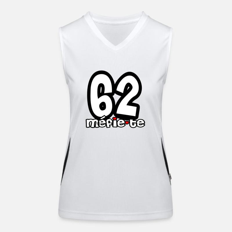 62 mistrust te Pas de Calais Women's Functional Contrast Tank Top