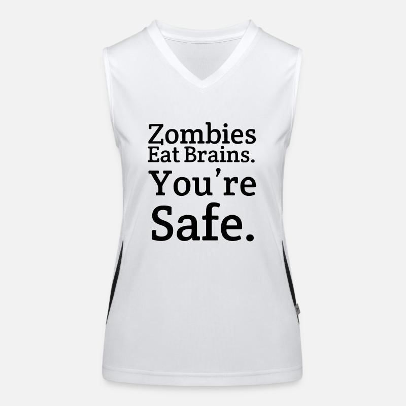 Zombies Funktionelles Kontrast-Tank Top für Frauen