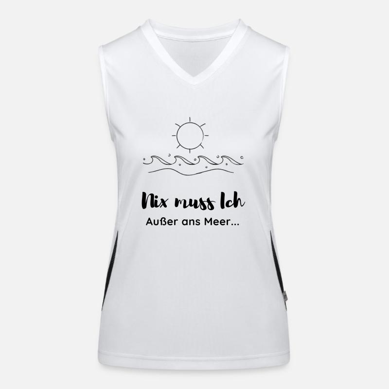 Meer Funktionelles Kontrast-Tank Top für Frauen
