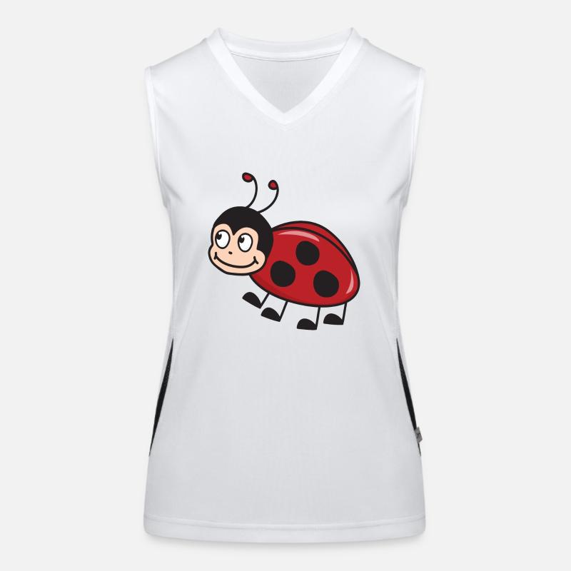 Ladybug luck Women's Functional Contrast Tank Top