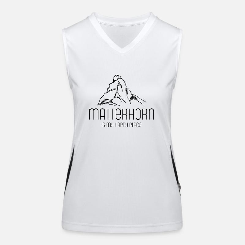MATTERHORN Women's Functional Contrast Tank Top