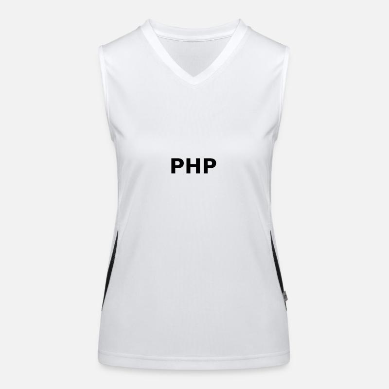 PHP for web designers Women's Functional Contrast Tank Top