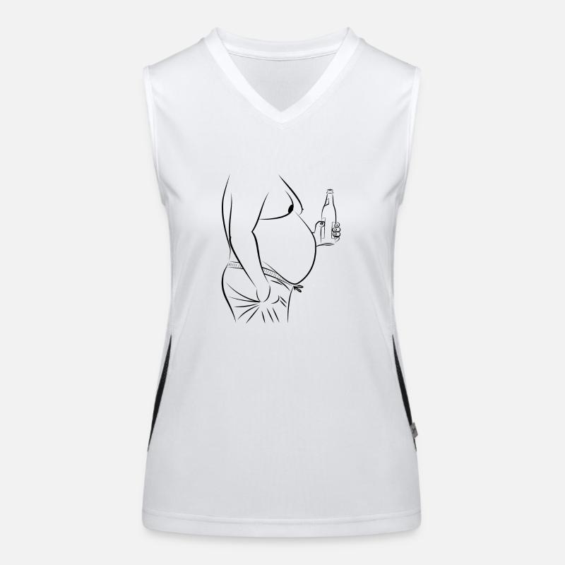 Beer belly (gift idea) Women's Functional Contrast Tank Top