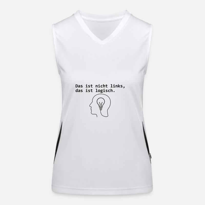 That's not left, that's logical. Women's Functional Contrast Tank Top