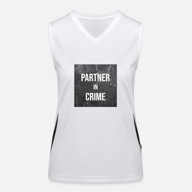 Partner in Crime Women's Functional Contrast Tank Top