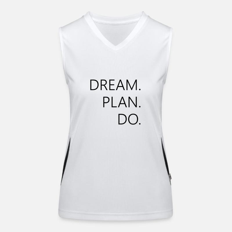 dream plan do Women's Functional Contrast Tank Top
