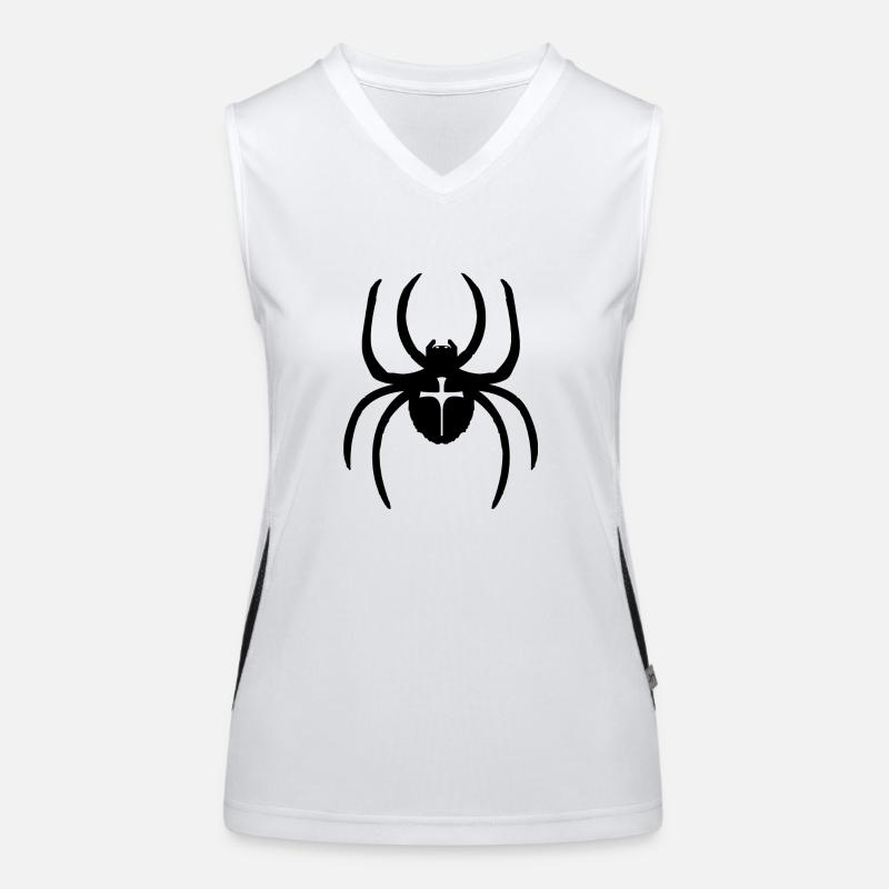Spinne Funktionelles Kontrast-Tank Top für Frauen