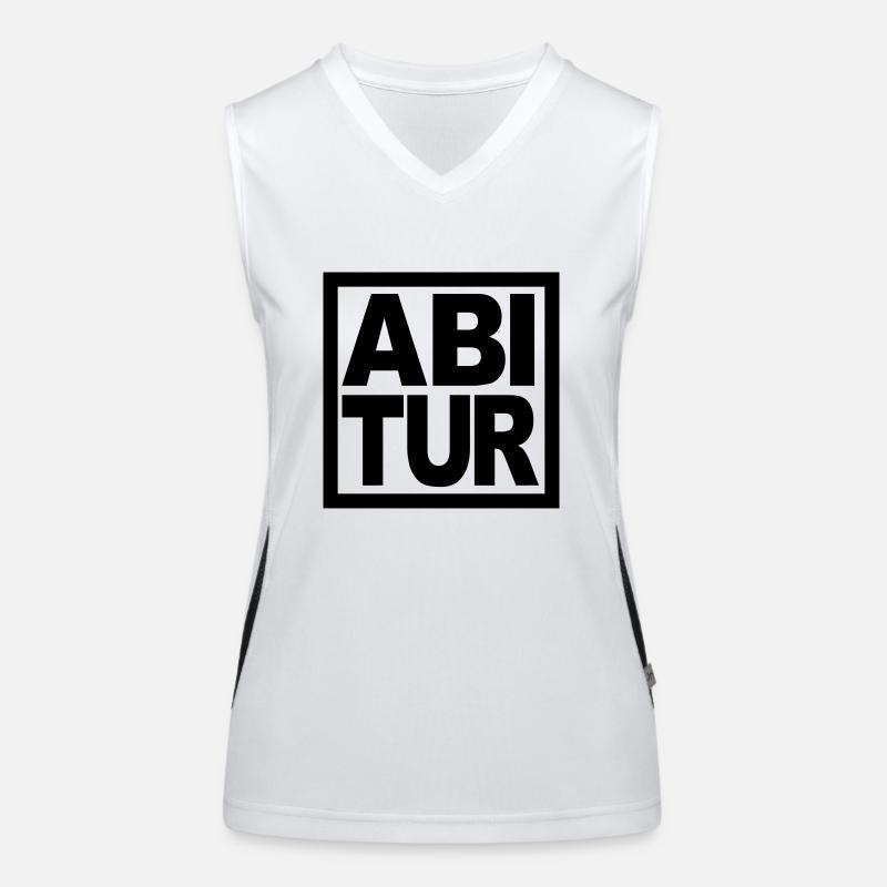 Abitur Abschluss Funktionelles Kontrast-Tank Top für Frauen
