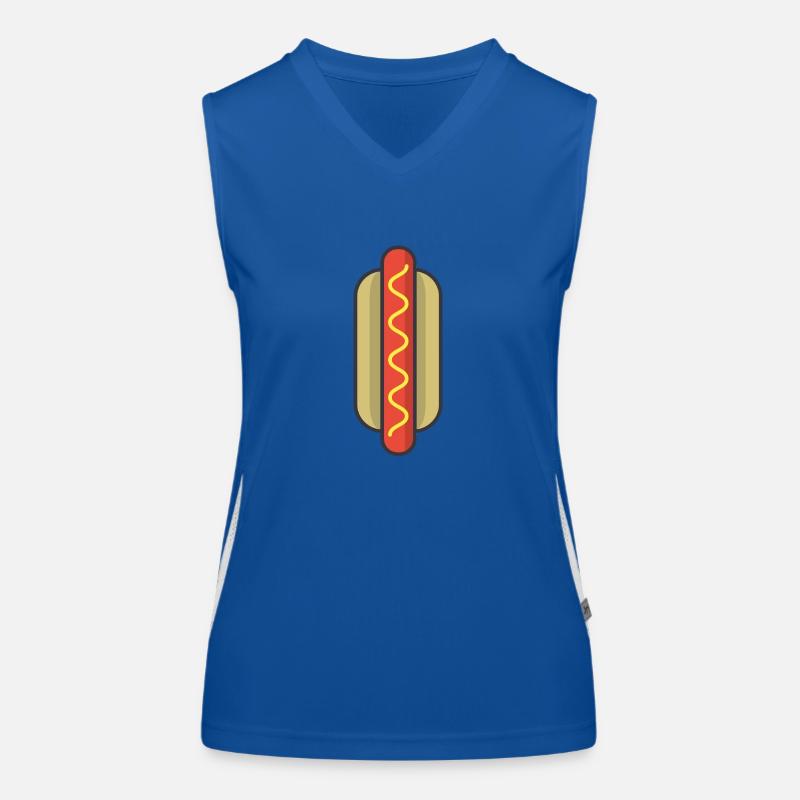 Wurst Funktionelles Kontrast-Tank Top für Frauen