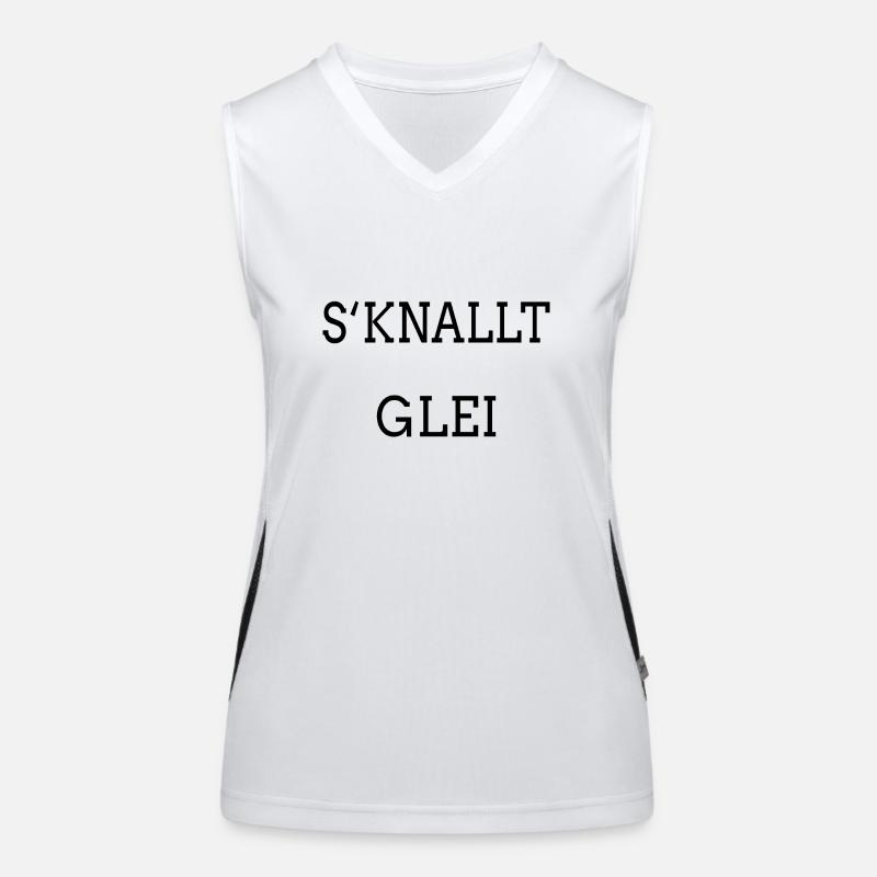 Ça va exploser Débardeur respirant contrasté Femme