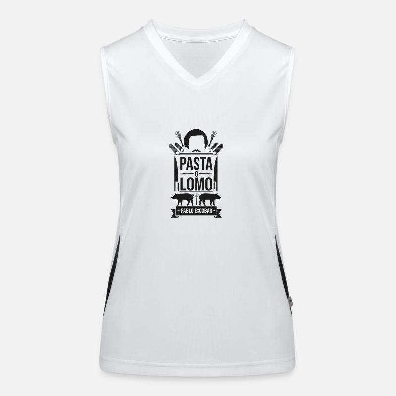 PASTA OR BLACK LOIN Women's Functional Contrast Tank Top
