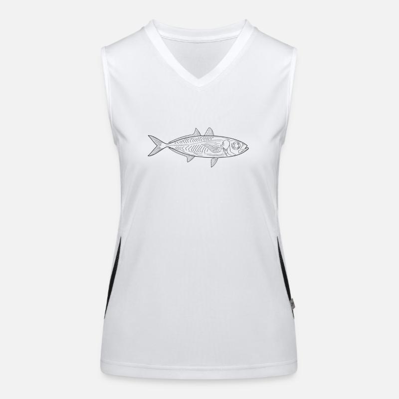 fish Women's Functional Contrast Tank Top