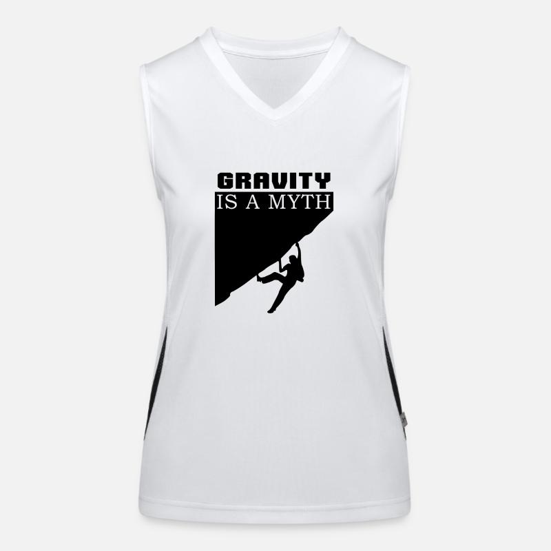 Gravity is a Myth Funktionelles Kontrast-Tank Top für Frauen