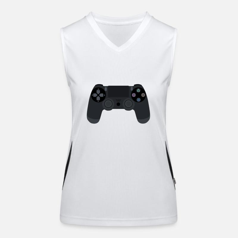 Game Controller Funktionelles Kontrast-Tank Top für Frauen