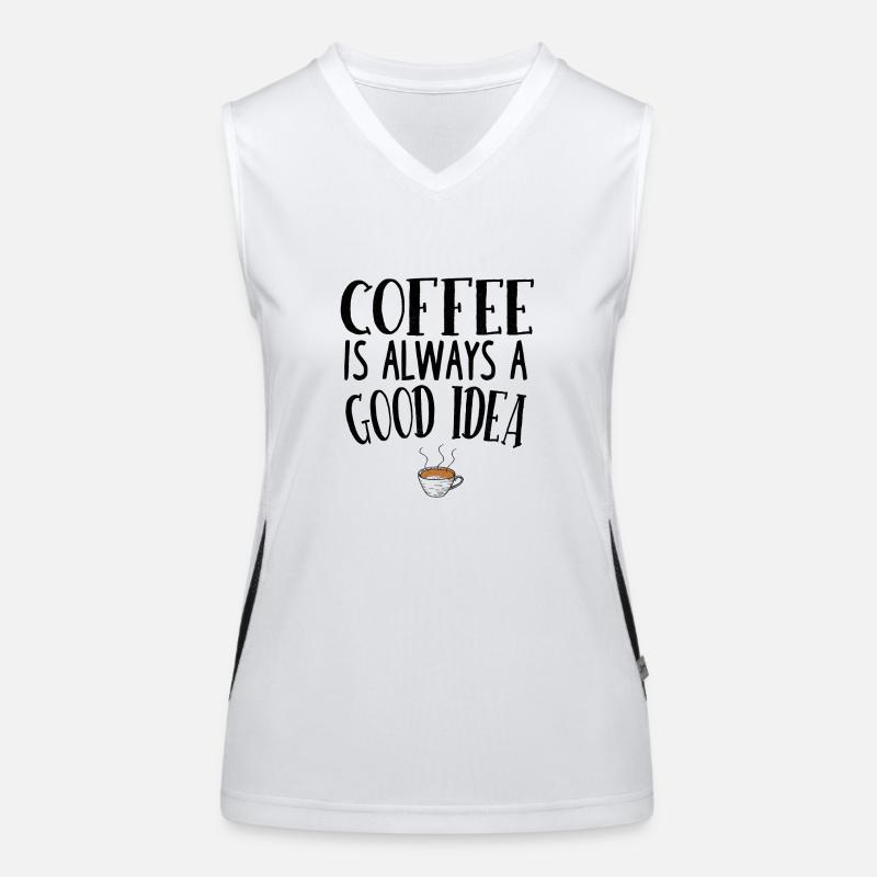 coffee Women's Functional Contrast Tank Top