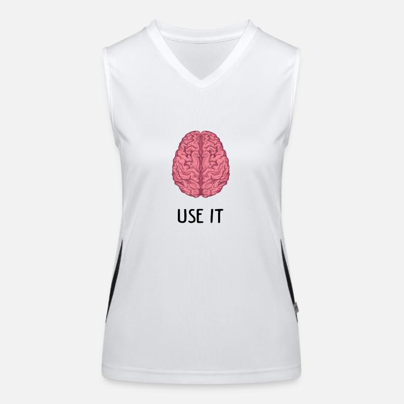 Sprüche Funktionelles Kontrast-Tank Top für Frauen