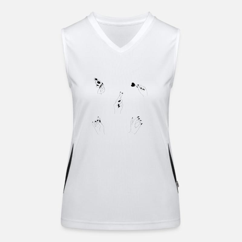 Hands composition 3 Women's Functional Contrast Tank Top