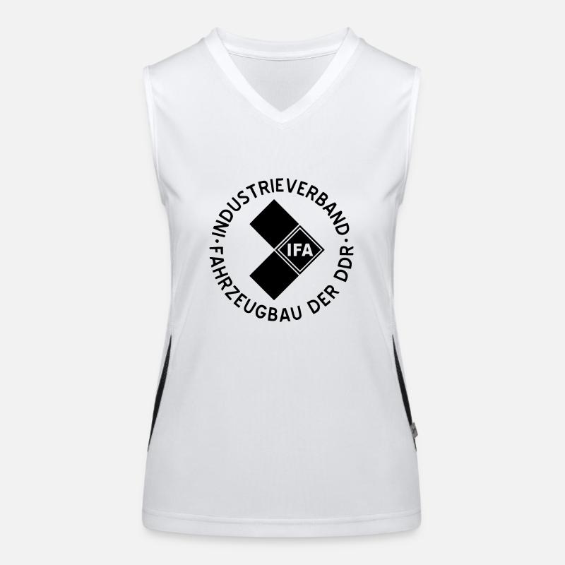 IFA schwarz Funktionelles Kontrast-Tank Top für Frauen