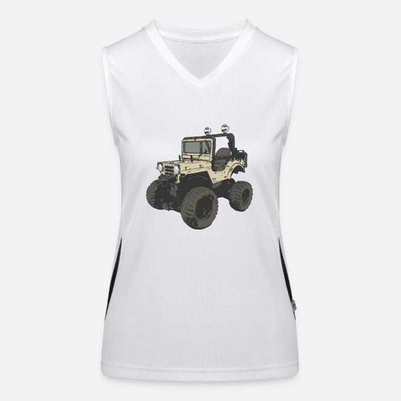Allrad Funktionelles Kontrast-Tank Top für Frauen