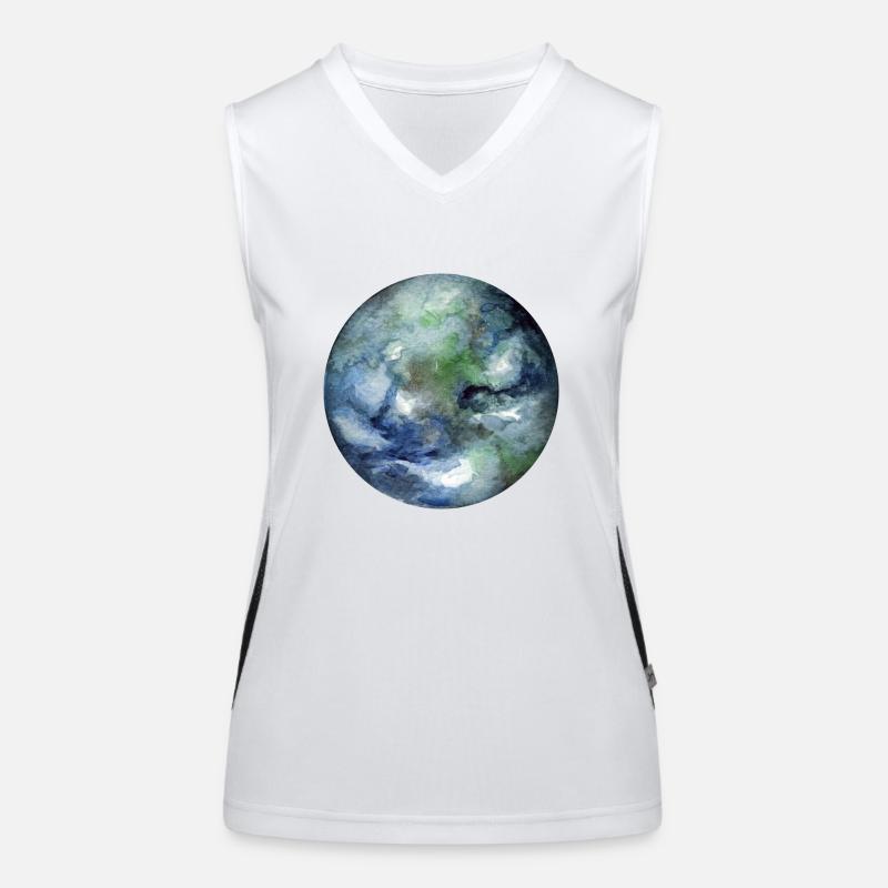 planet Earth Women's Functional Contrast Tank Top