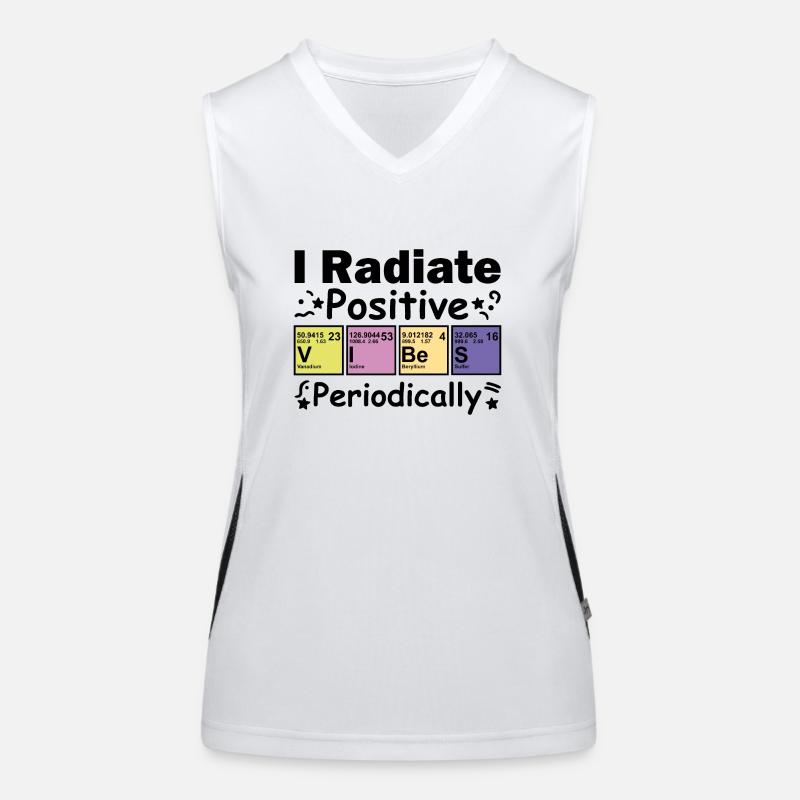 Optimistische Elemente Funktionelles Kontrast-Tank Top für Frauen