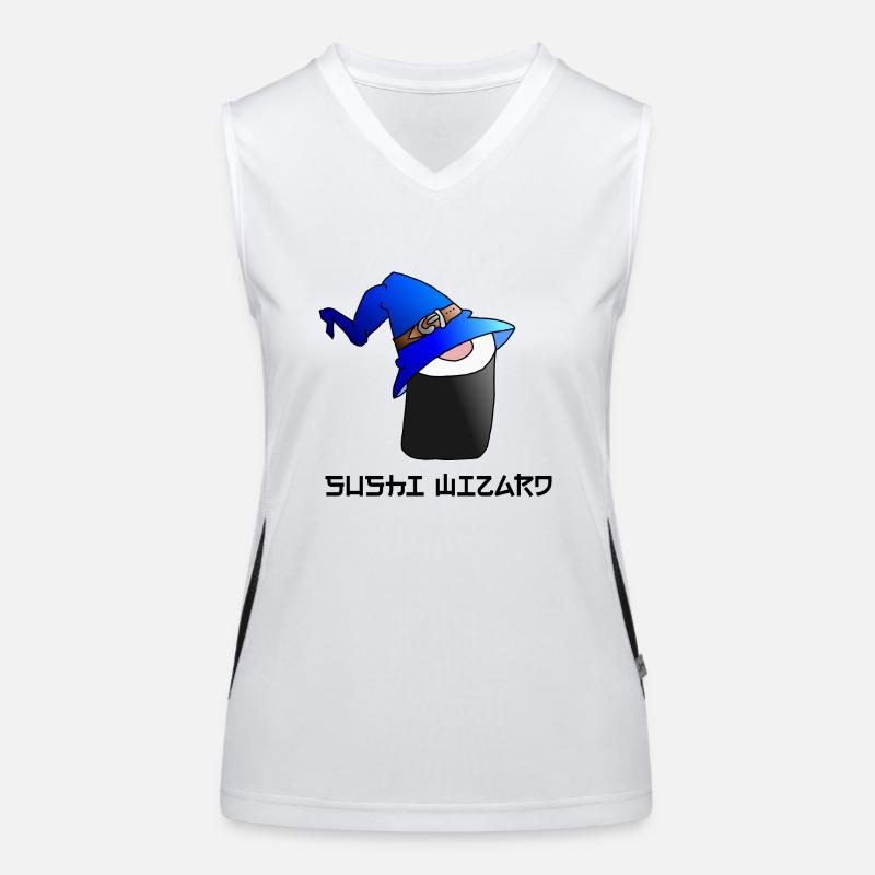 Sushi Wizard Women's Functional Contrast Tank Top