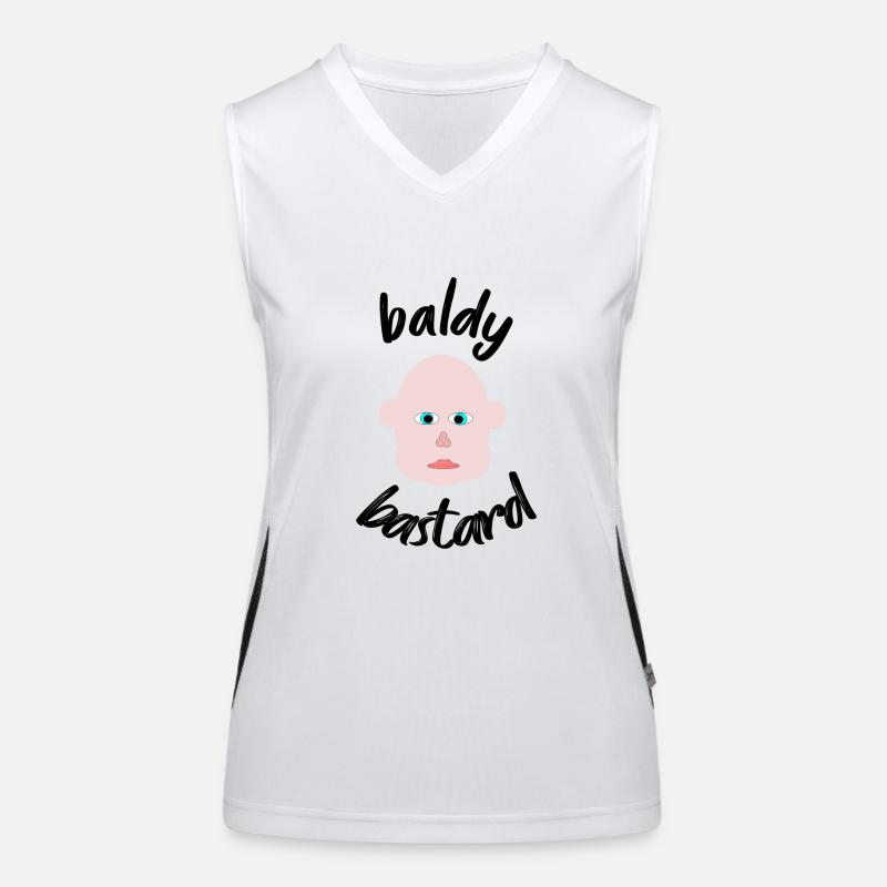 batard chauve Débardeur respirant contrasté Femme