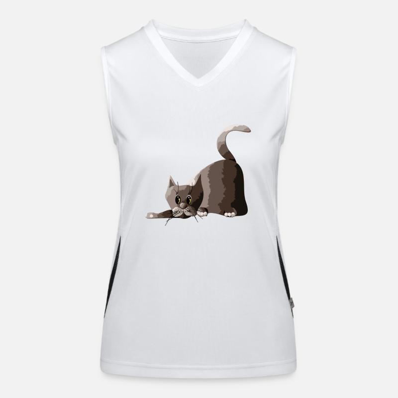 Cat Women's Functional Contrast Tank Top