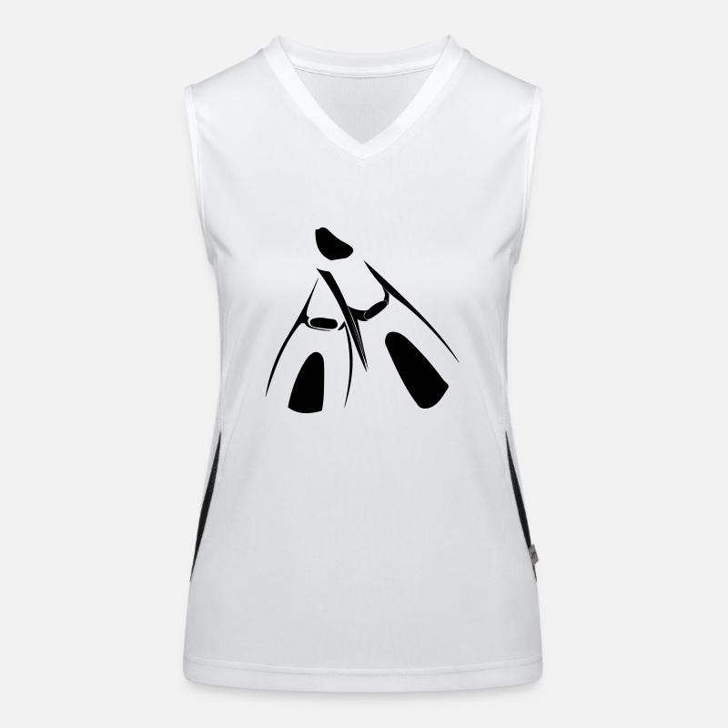 ailerons Débardeur respirant contrasté Femme