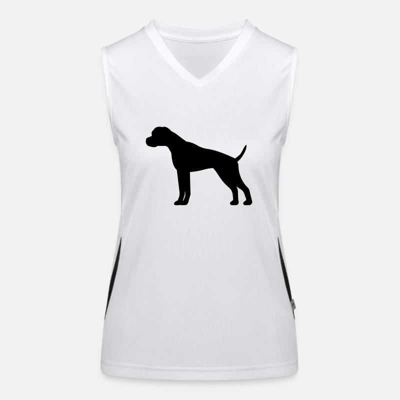 Boxer Débardeur respirant contrasté Femme