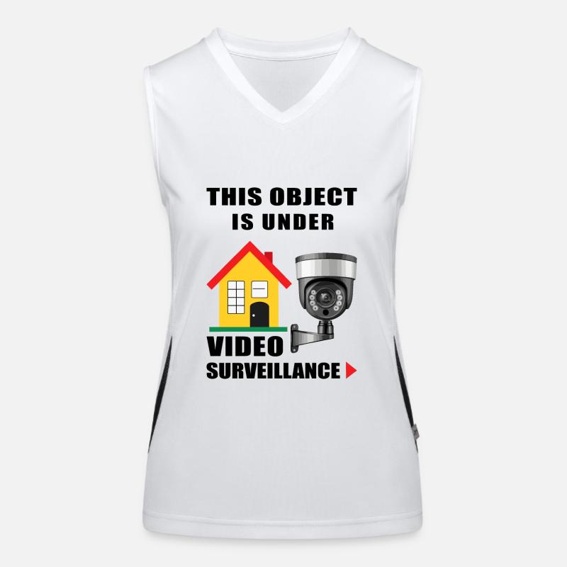 Surveillance d’objets Débardeur respirant contrasté Femme