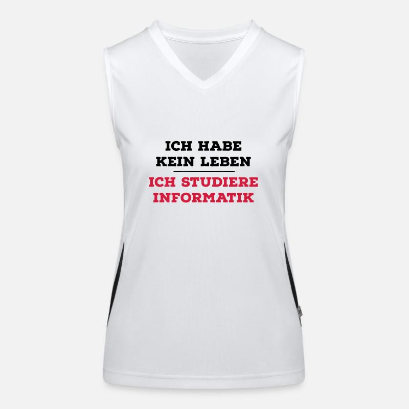 Informatiker Funktionelles Kontrast-Tank Top für Frauen