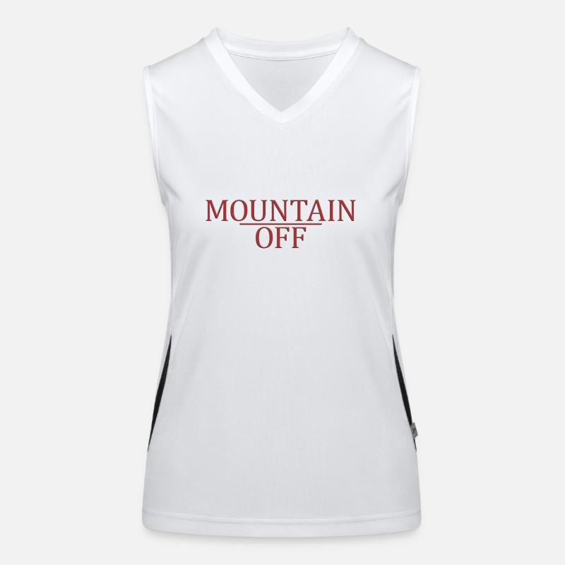 Mountain off Funktionelles Kontrast-Tank Top für Frauen