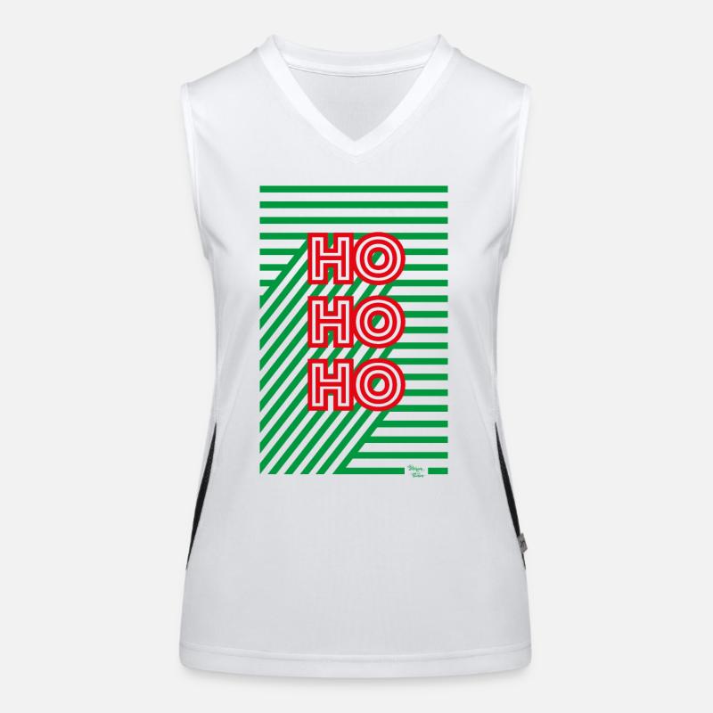 Ho Ho Ho - Striking Women's Functional Contrast Tank Top