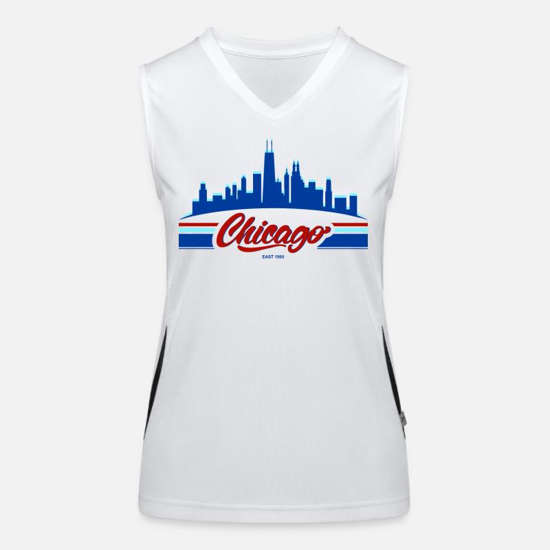 Chicago Graphic Women's Functional Contrast Tank Top