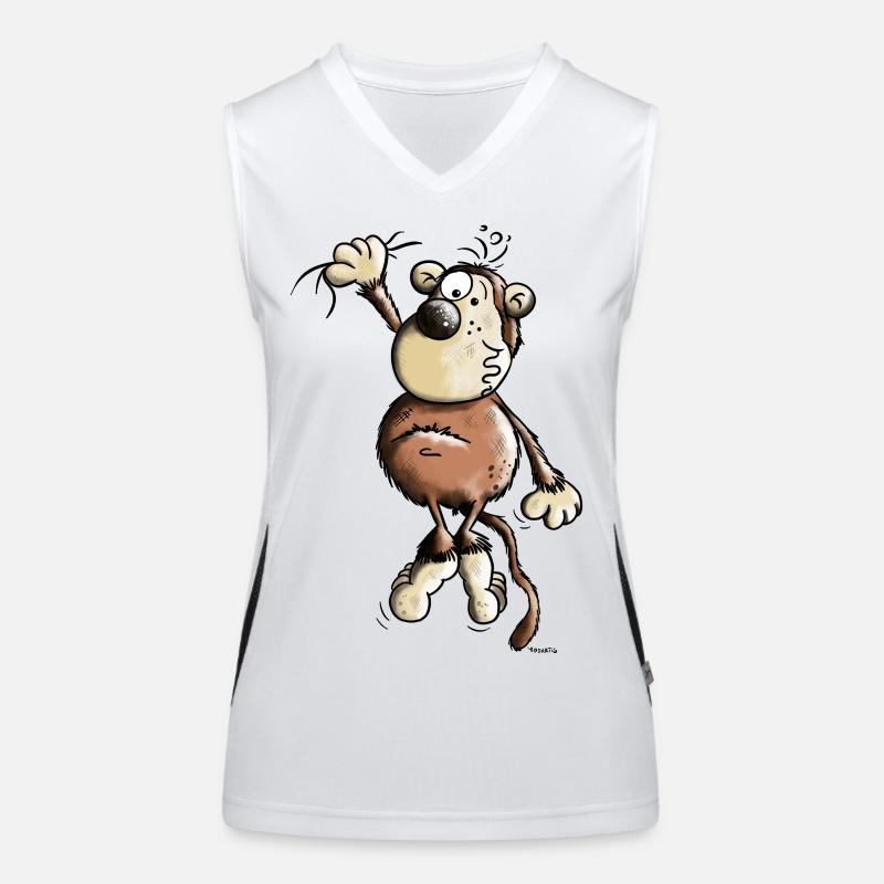 Funny Monkey Women's Functional Contrast Tank Top