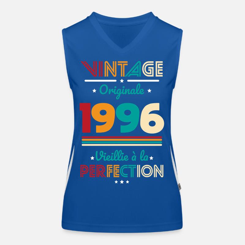 1996 – Vintage – Perfekt gereift Funktionelles Kontrast-Tank Top für Frauen