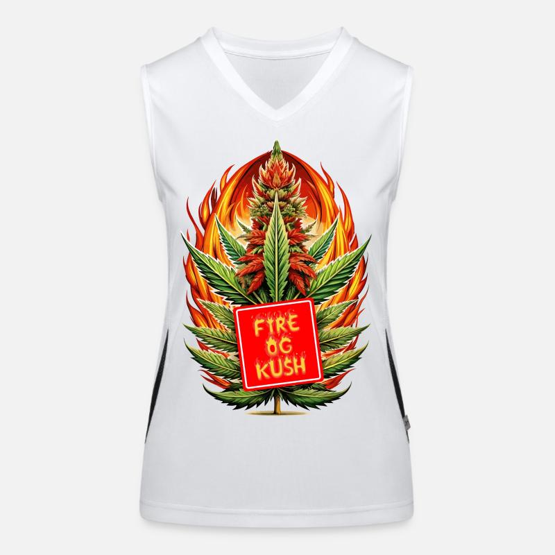 Fire Og Kush Women's Functional Contrast Tank Top