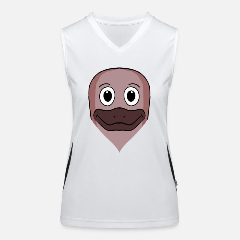 Schnabeltier Funktionelles Kontrast-Tank Top für Frauen