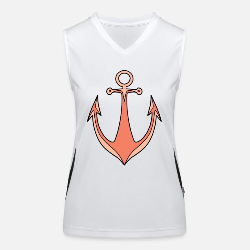 Anker Funktionelles Kontrast-Tank Top für Frauen