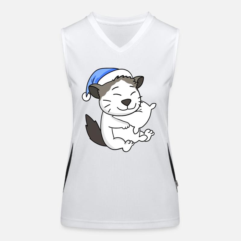 Chat race Ragdoll Débardeur respirant contrasté Femme